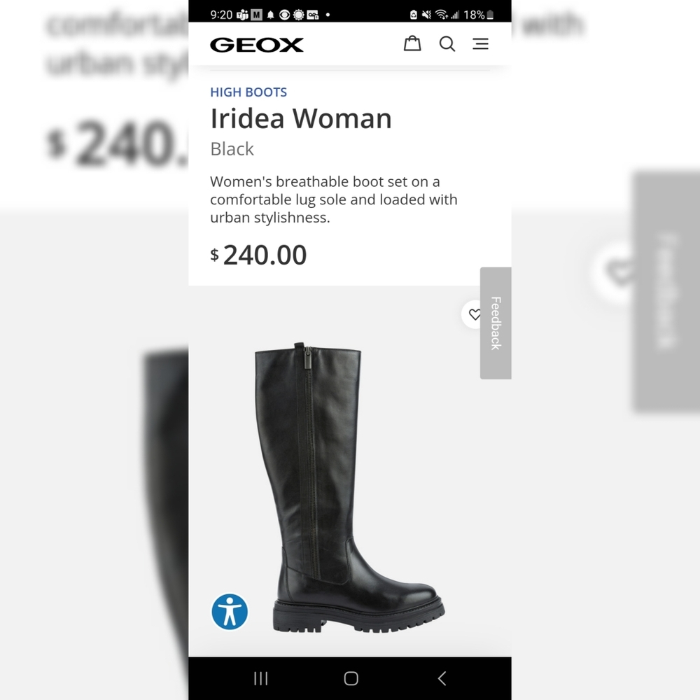 Geox Waterproof Riding Boots (NIB) - Picture 2 of 5